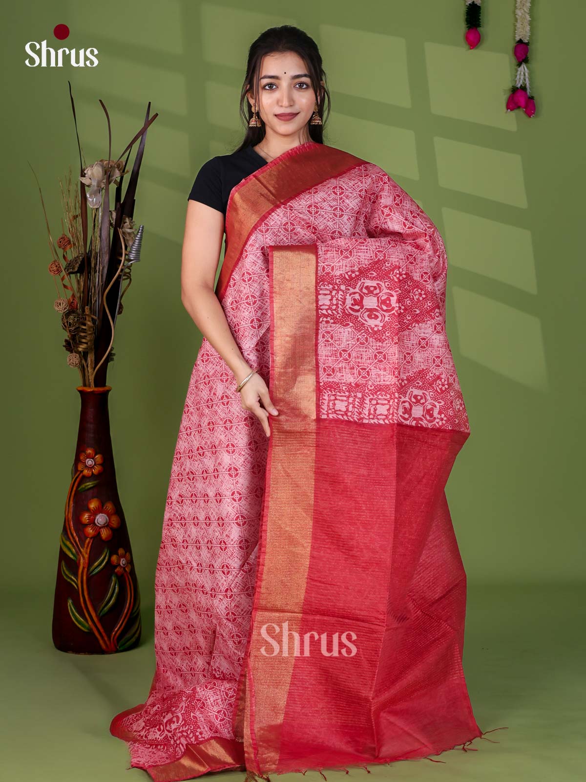 Zari Semi Tussar Saree - EJ12337