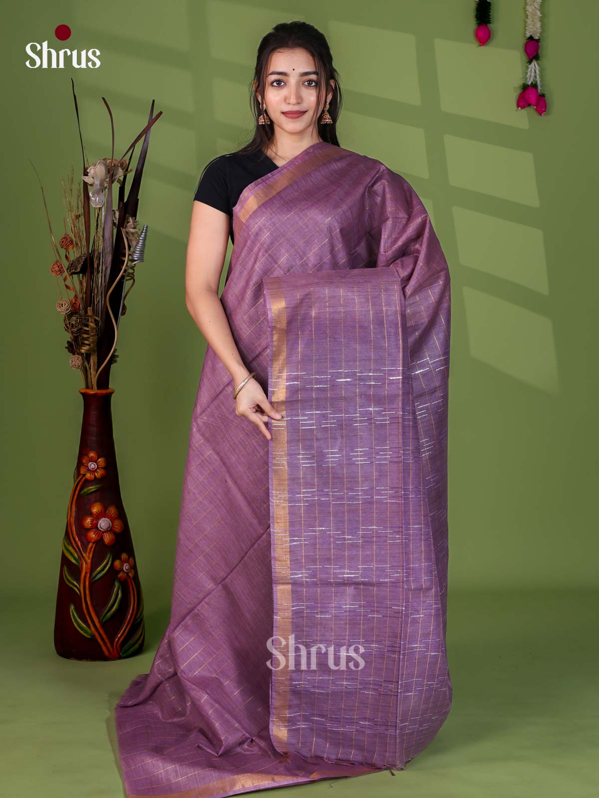Zari Semi Tussar Saree - EJ12427