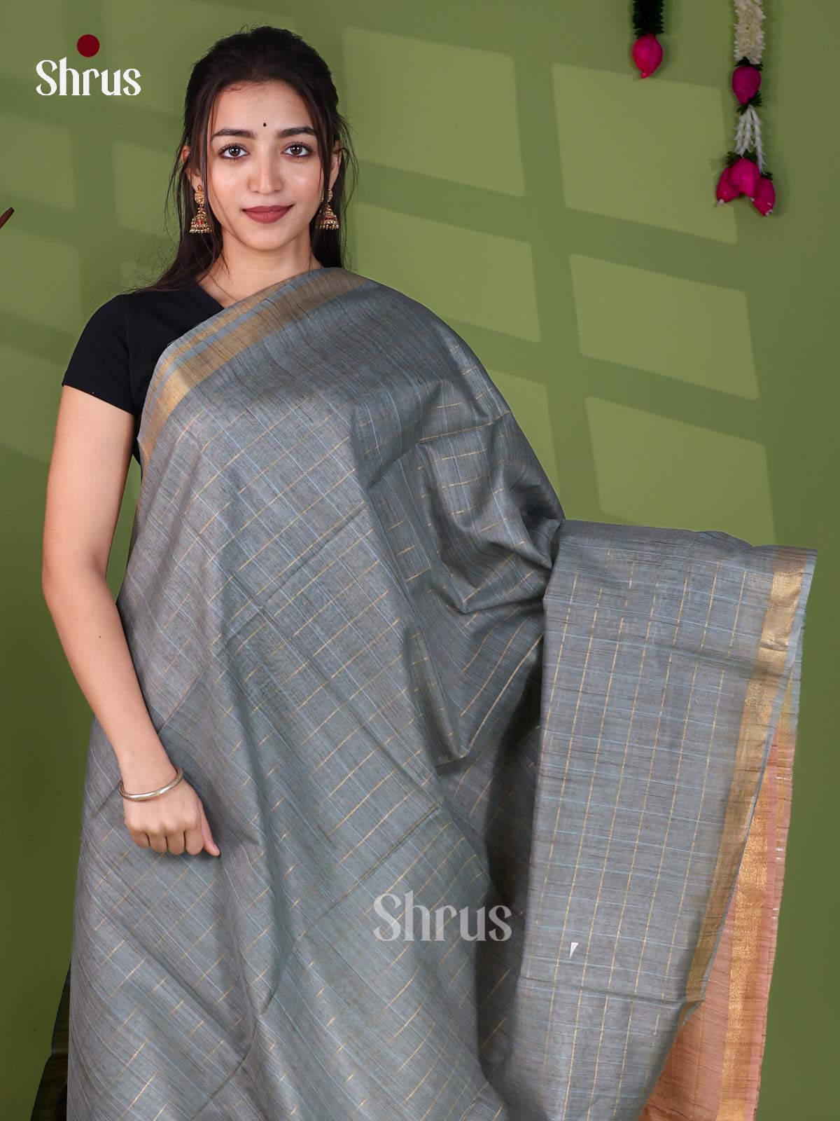 Zari Semi Tussar Saree - EJ12430