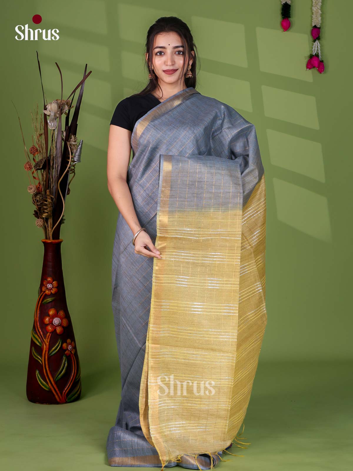 Zari Semi Tussar Saree - EJ12432