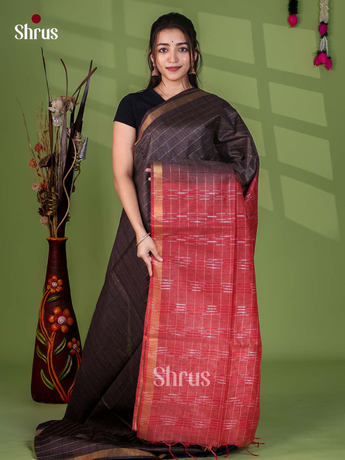Zari Semi Tussar Saree - EJ12434