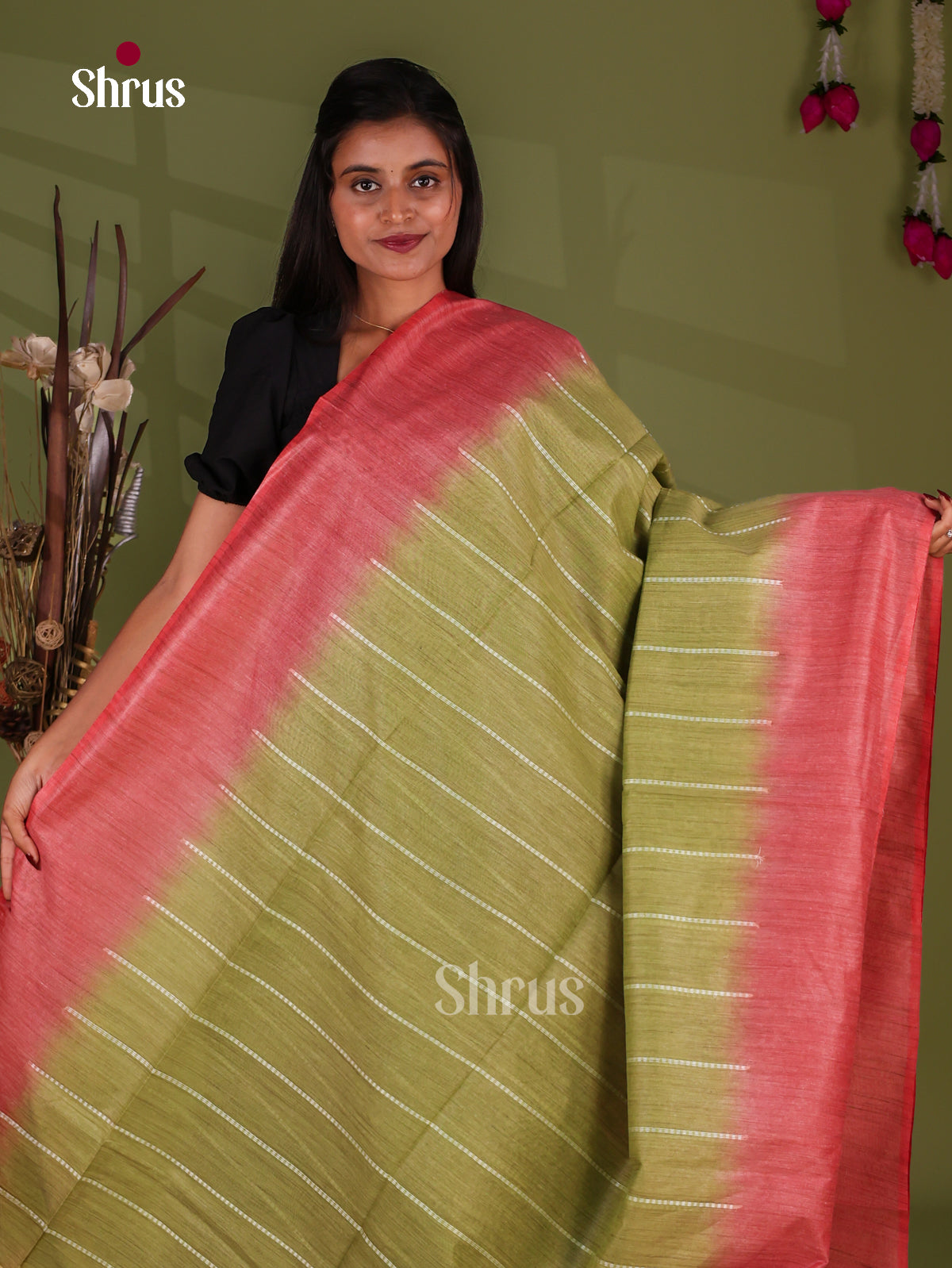 Semi Tussar Saree - EJ13295