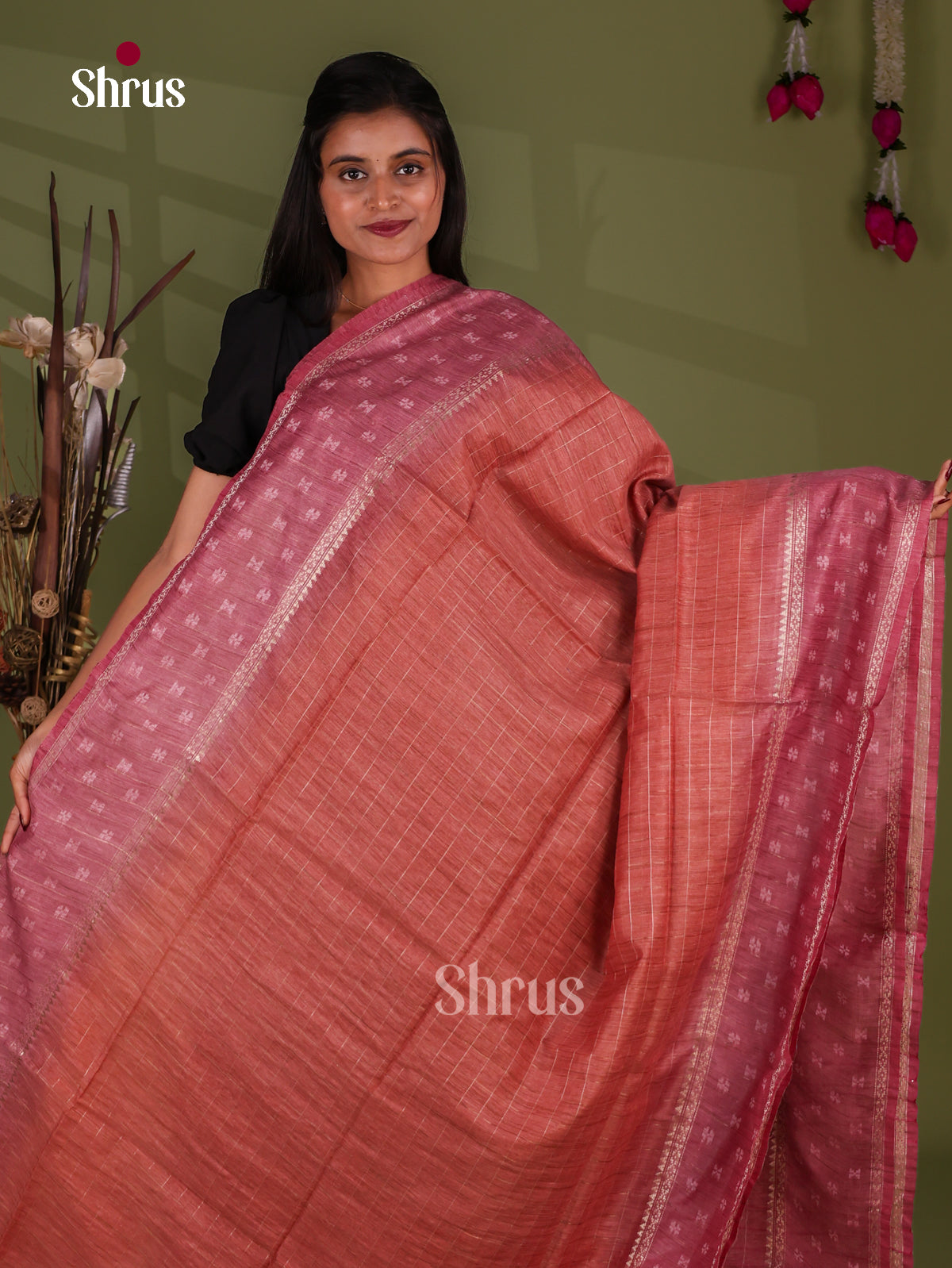 Zari Semi Tussar Saree - EJ13299