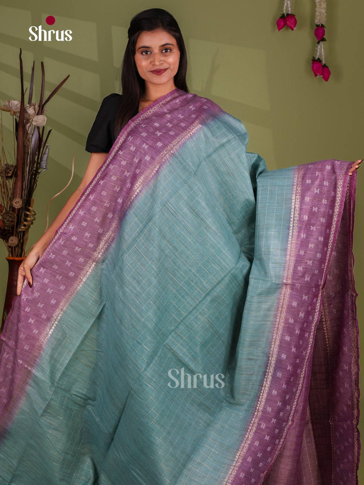 Zari Semi Tussar Saree - EJ13300