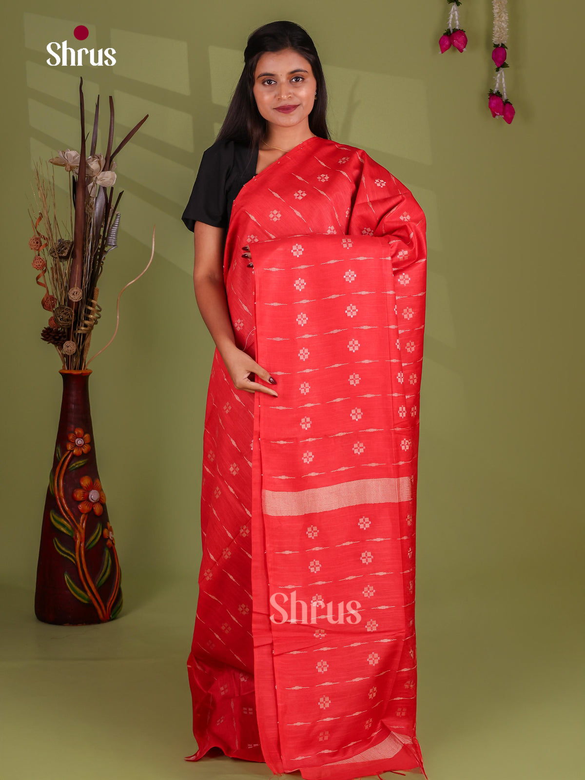 Semi Tussar Saree - EJ13307