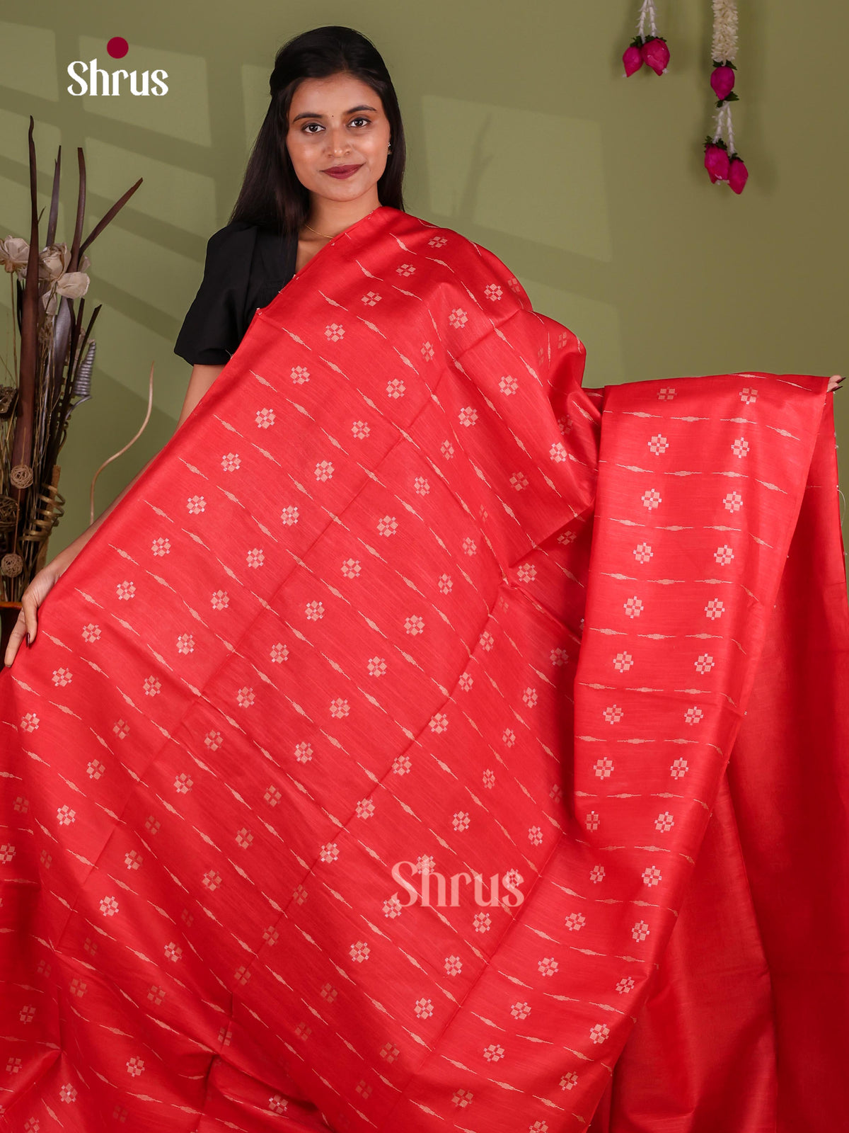 Semi Tussar Saree - EJ13307
