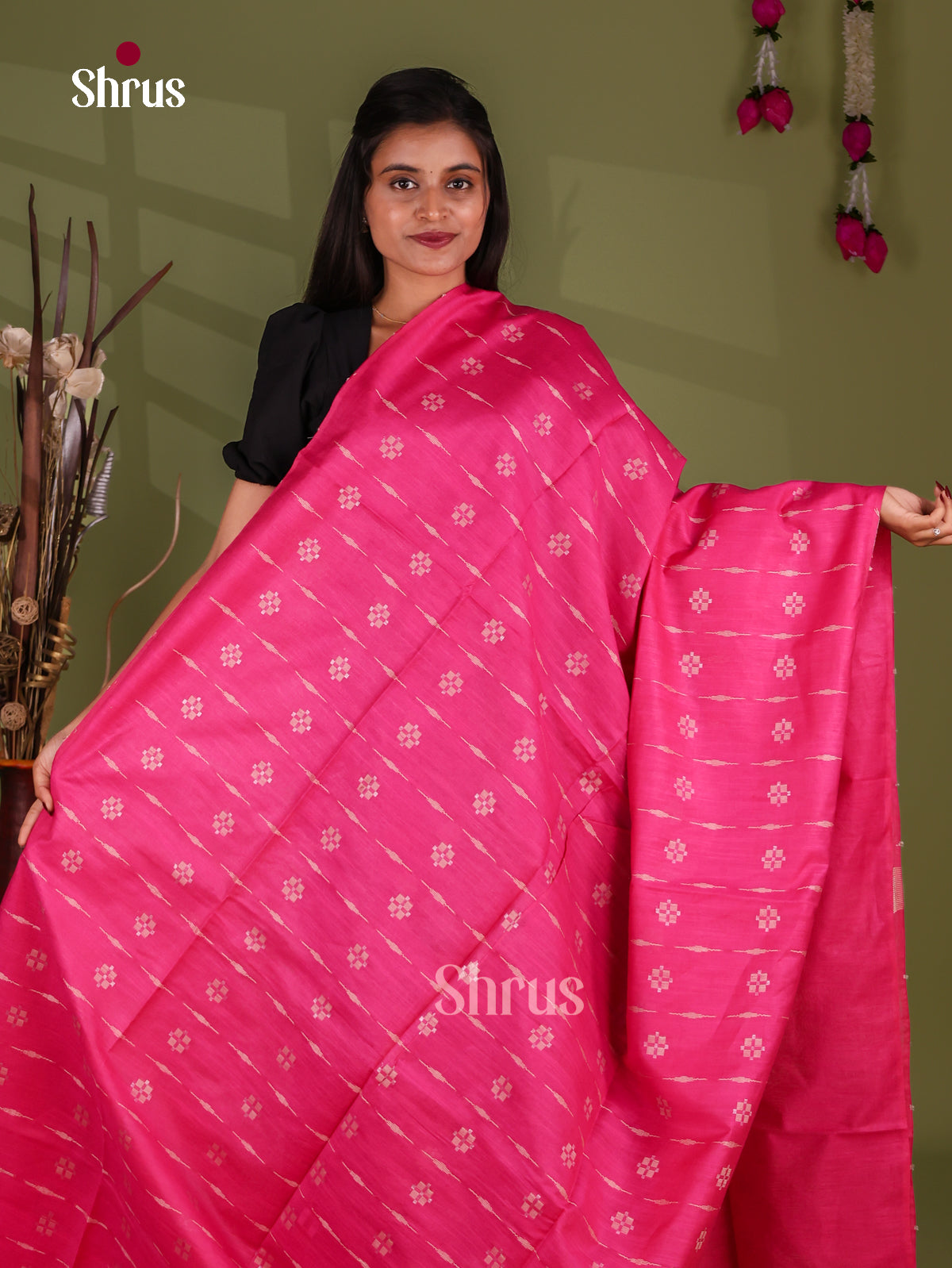 Semi Tussar Saree - EJ13308