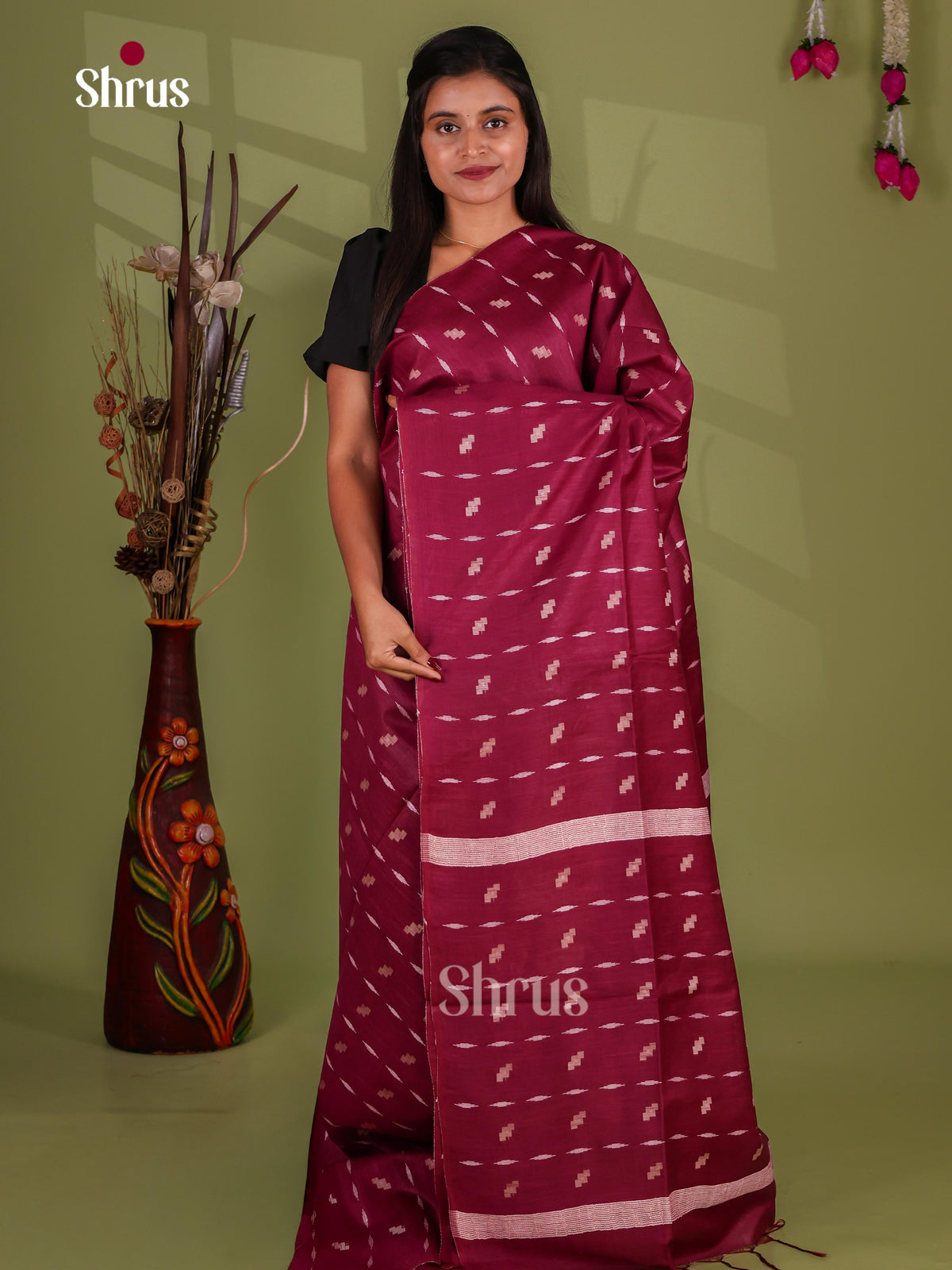 Semi Tussar Saree - EJ13316