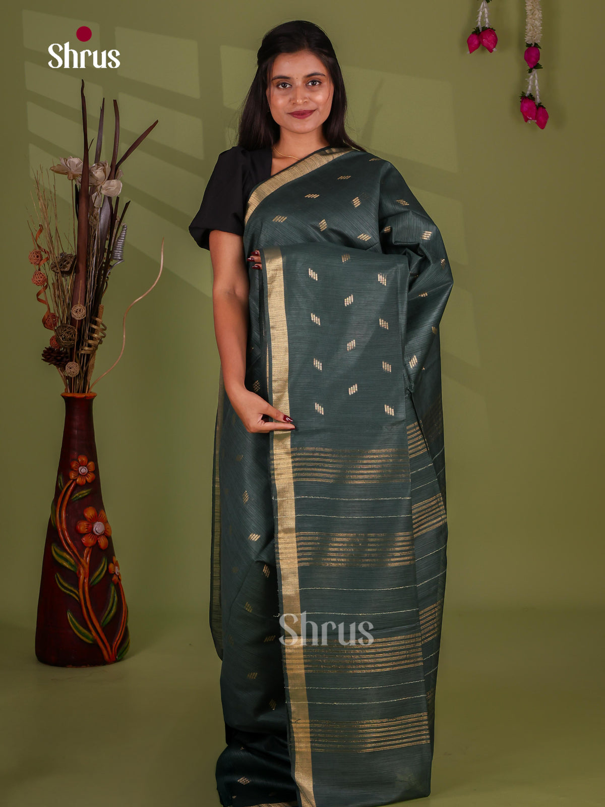 Zari Semi Tussar Saree - EJ13325