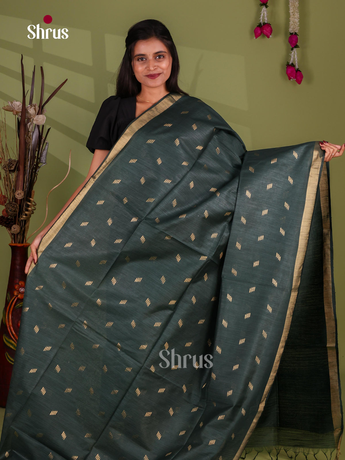 Zari Semi Tussar Saree - EJ13325