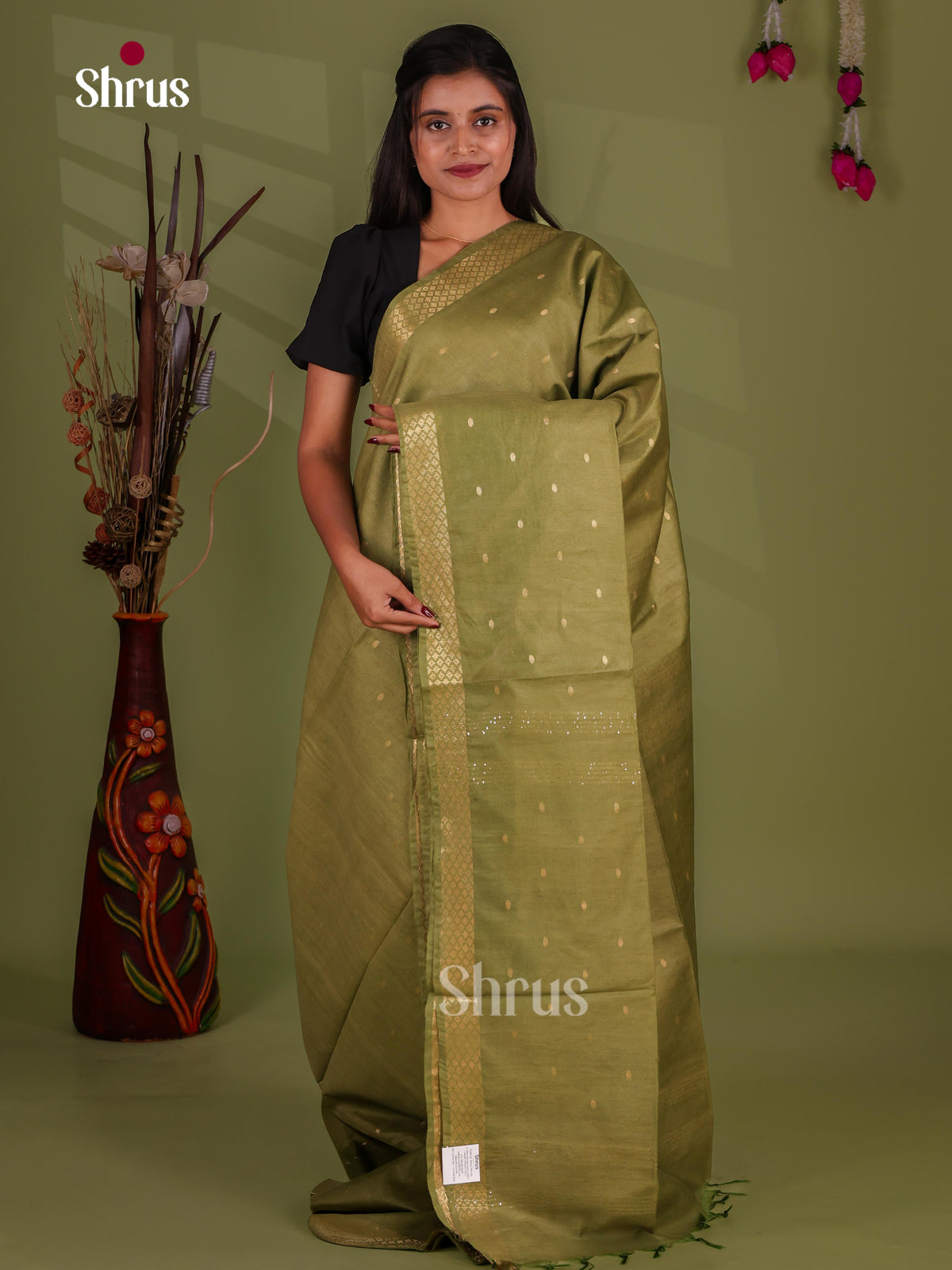 Zari Semi Tussar Saree - EJ13334