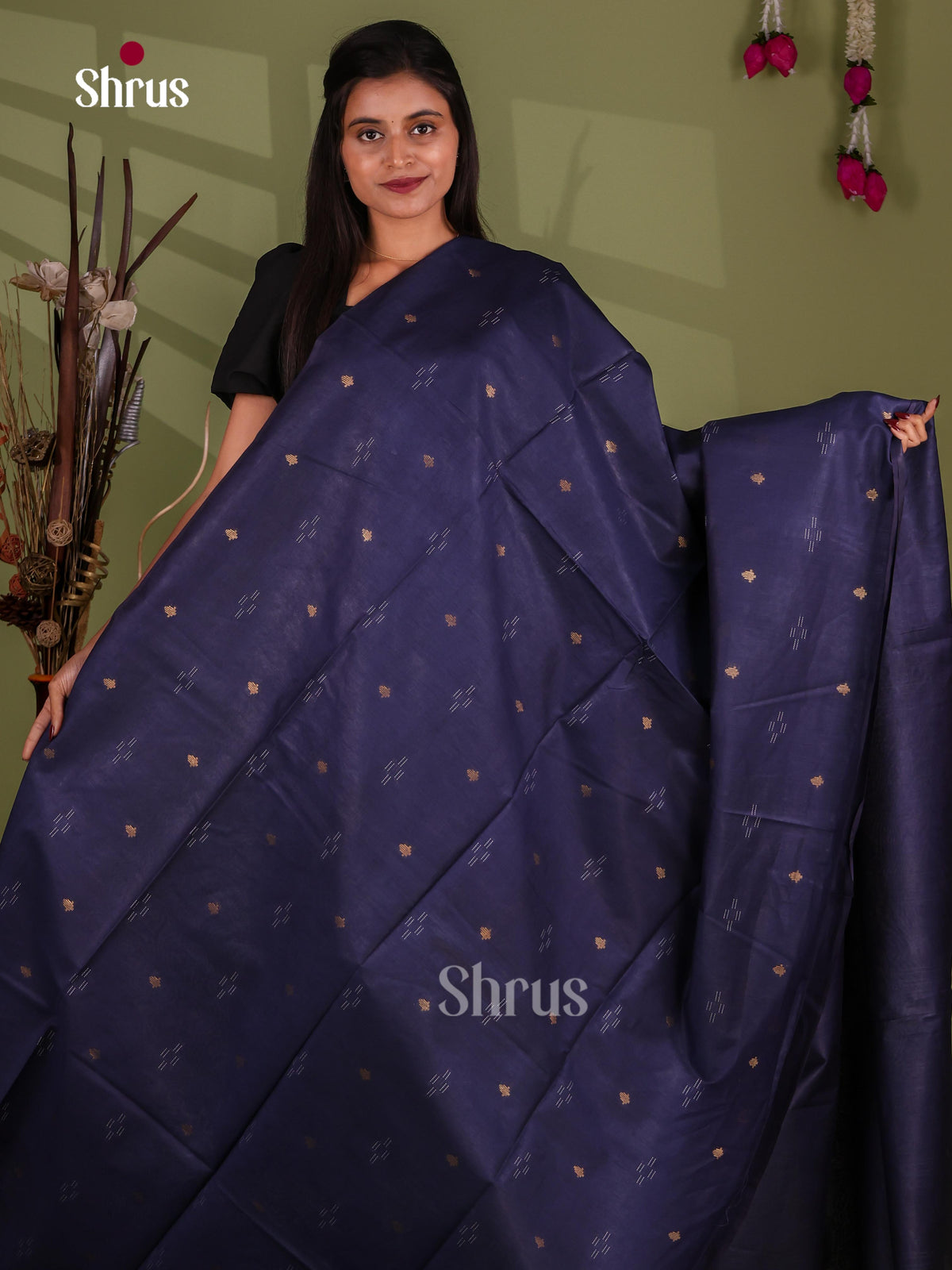 Semi Tussar Saree - EJ13337