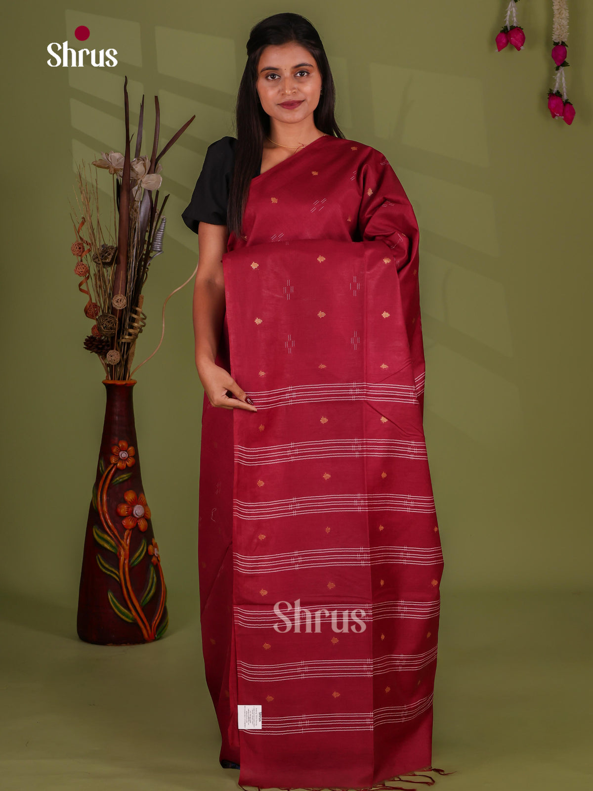Semi Tussar Saree - EJ13340