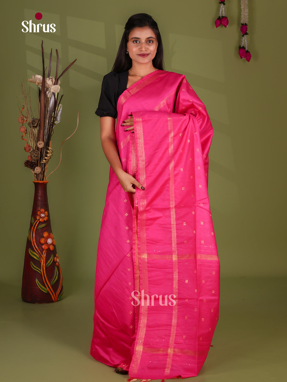 Zari Semi Tussar Saree - EJ13353