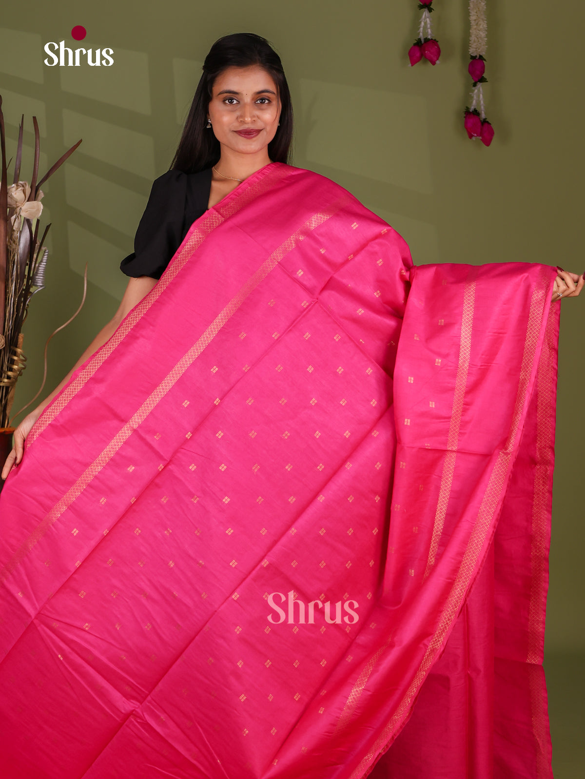 Zari Semi Tussar Saree - EJ13353