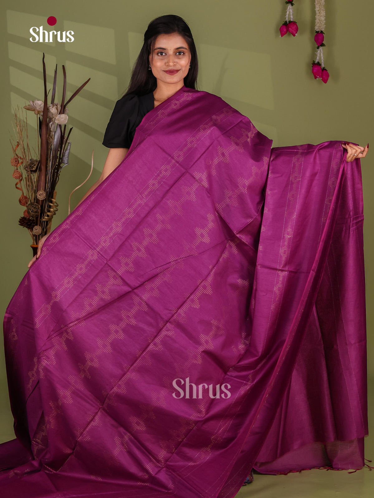 Zari Semi Tussar Saree - EJ13383