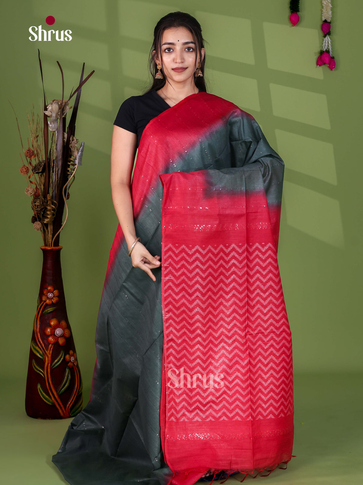 Zari Semi Tussar Saree - EJ13426