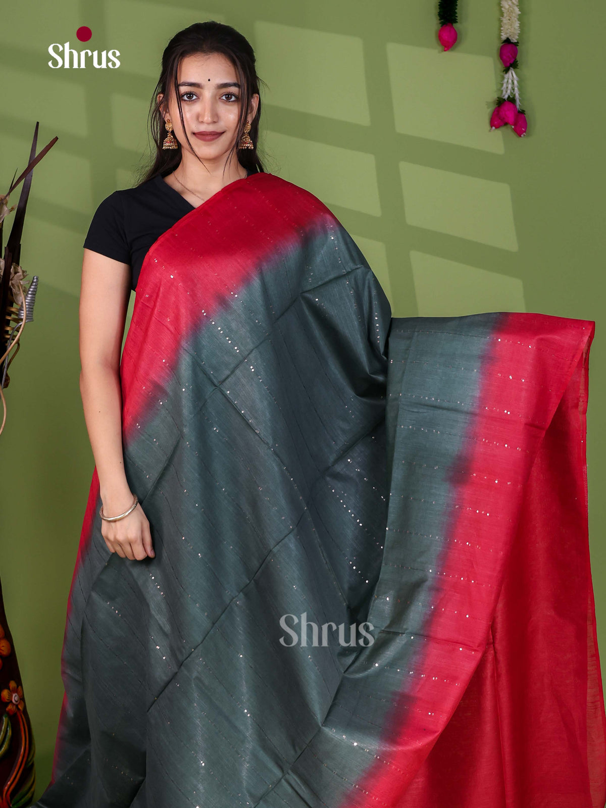 Zari Semi Tussar Saree - EJ13426