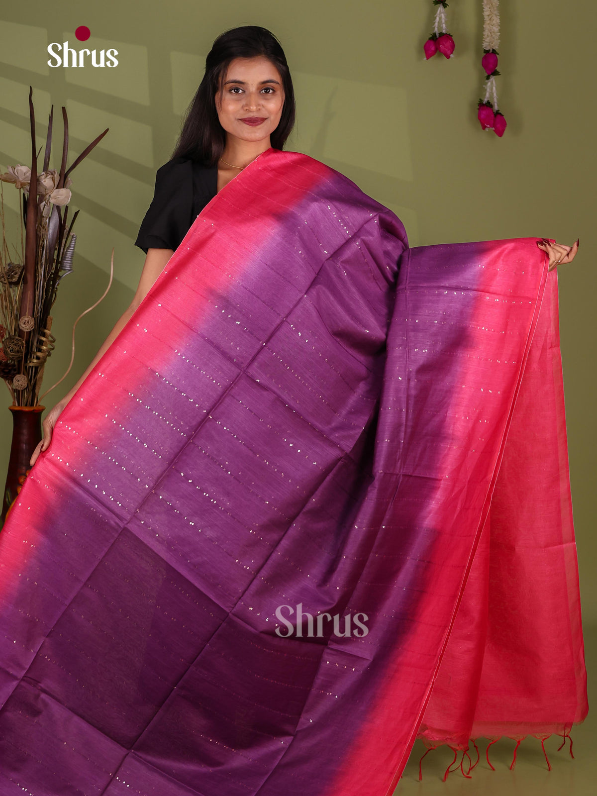 Zari Semi Tussar Saree - EJ13428