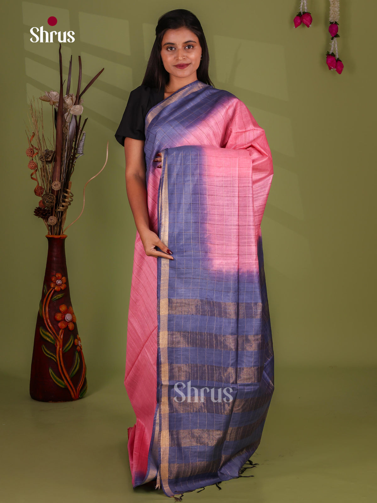 Semi Tissue Saree - EJ13429