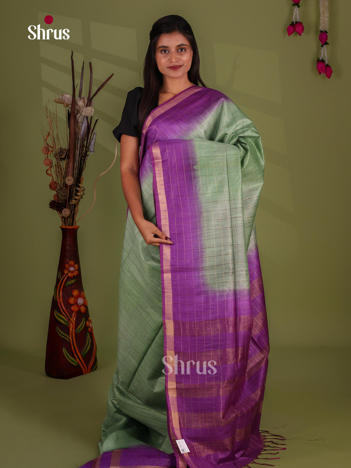 Semi Tissue Saree - EJ13430