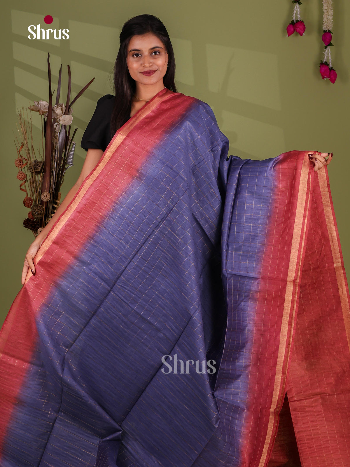 Semi Tissue Saree - EJ13432