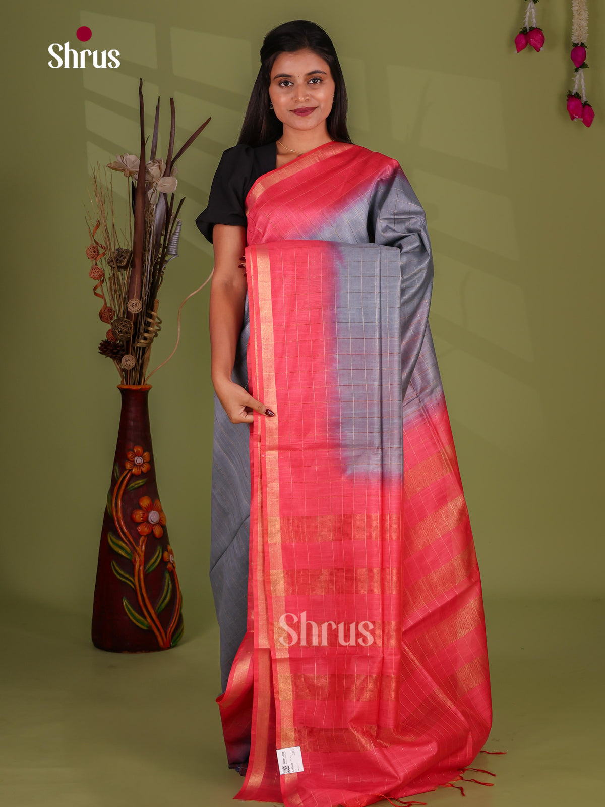 Semi Tissue Saree - EJ13433