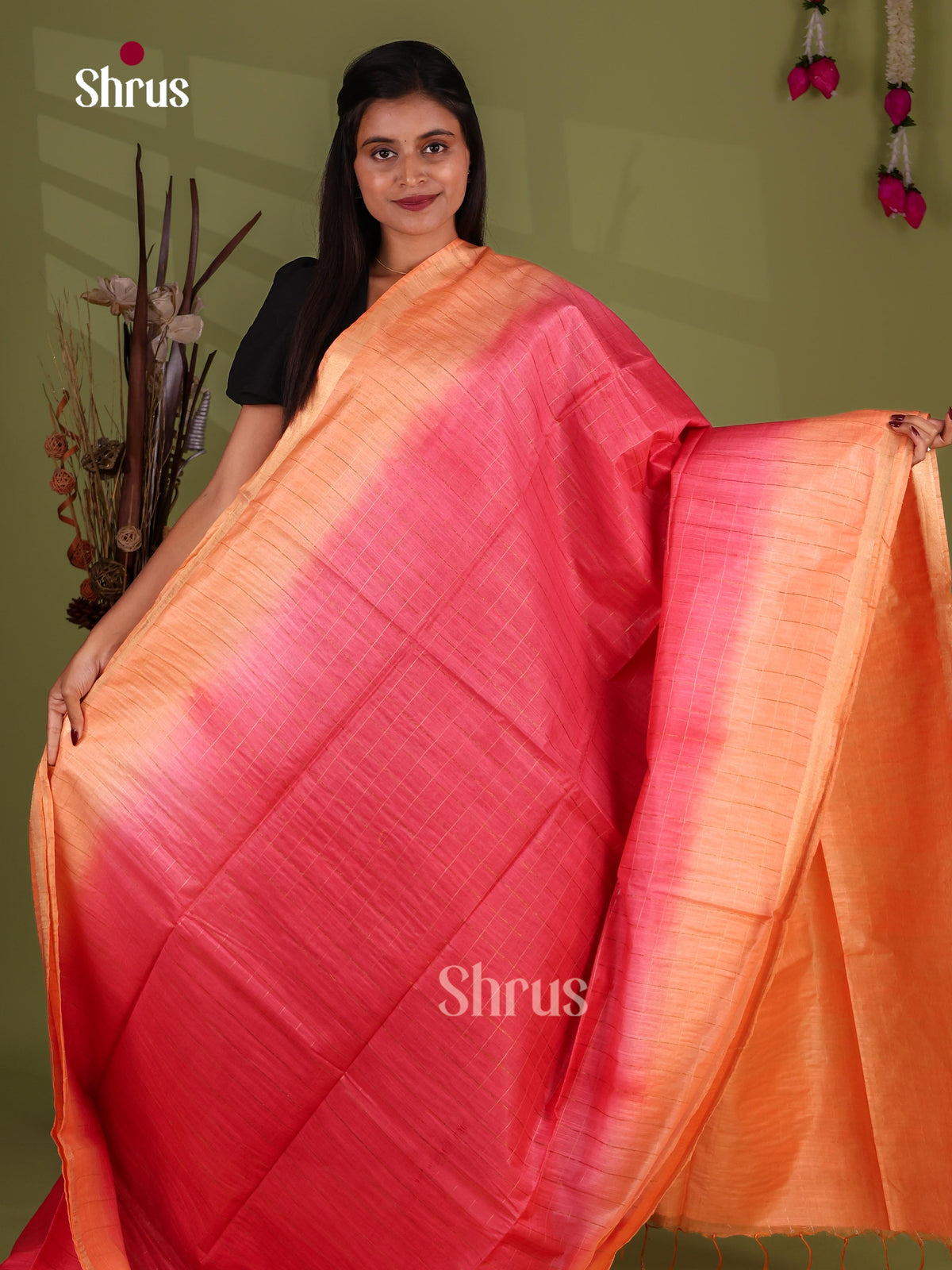Semi Tissue Saree - EJ13435