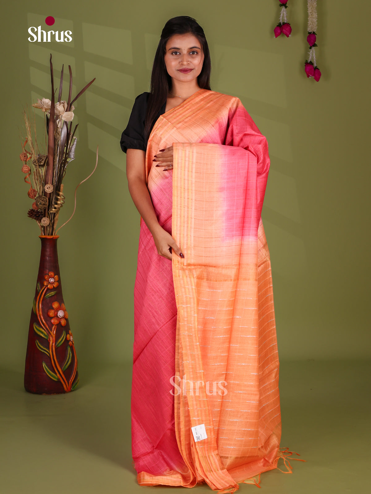 Zari Semi Tussar Saree - EJ13447