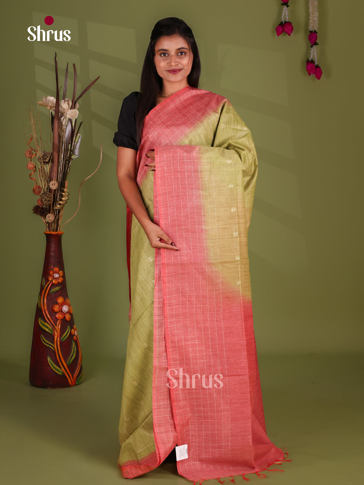 Zari Semi Tussar Saree - EJ13476