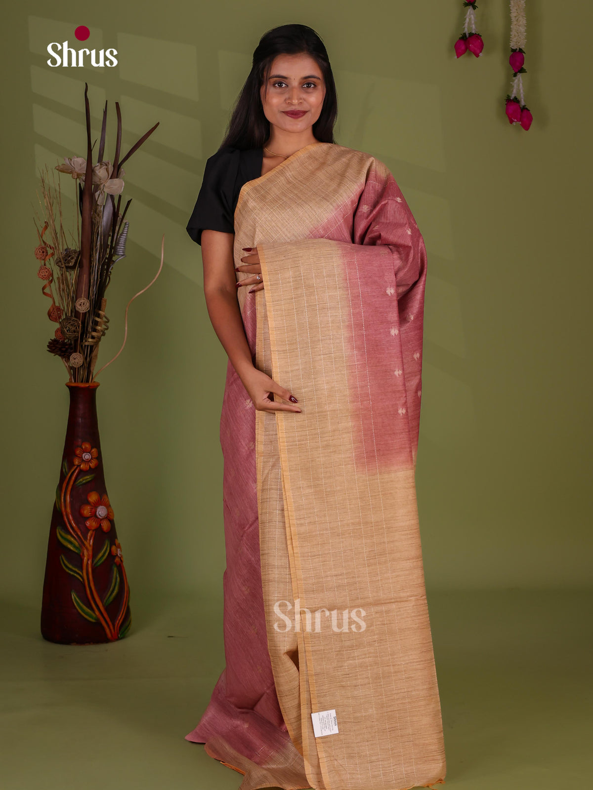 Zari Semi Tussar Saree - EJ13479