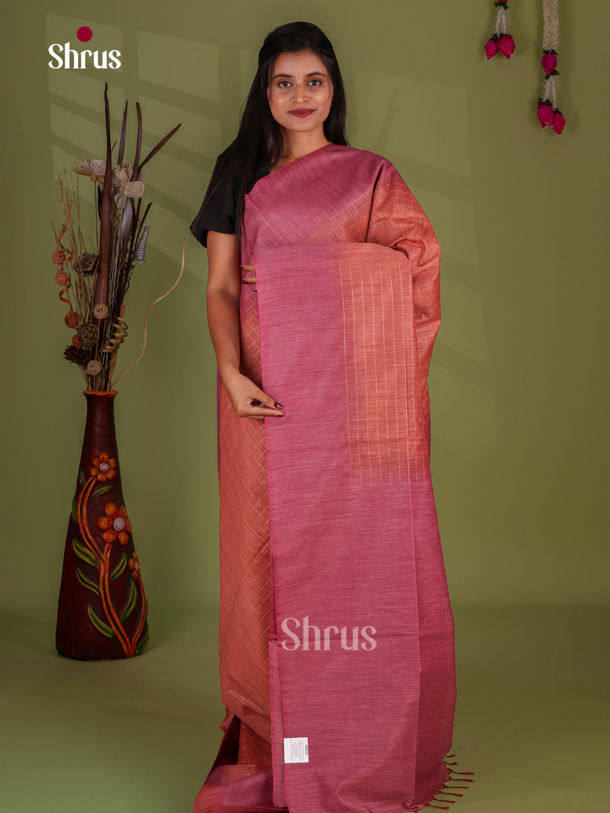 Zari Semi Tussar Saree - EJ13489