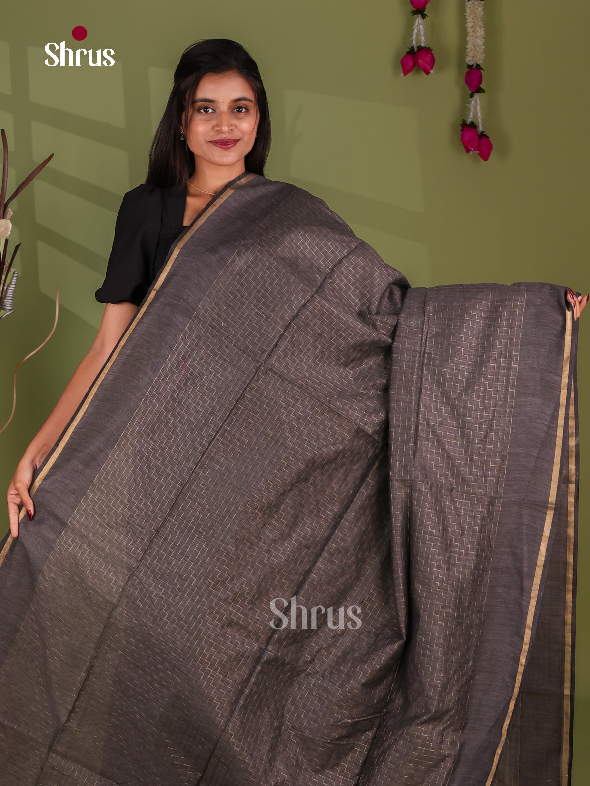 Zari Semi Tussar Saree - EJ13505
