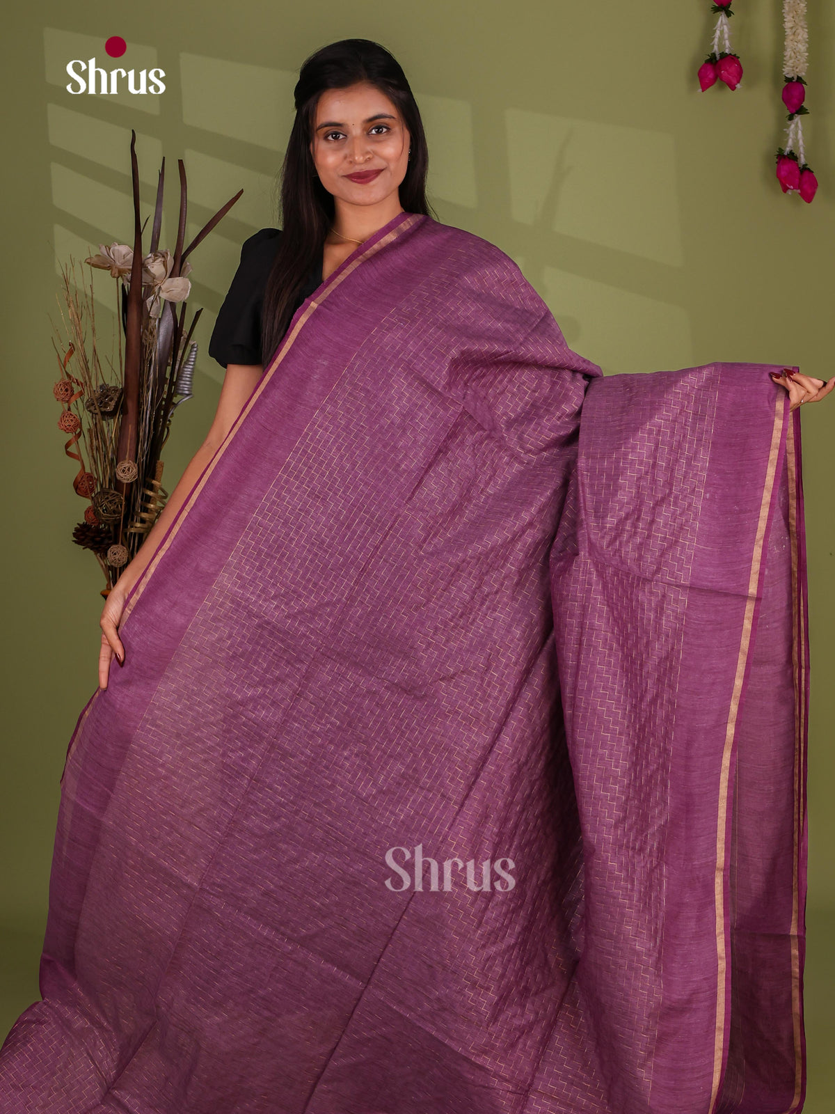 Zari Semi Tussar Saree - EJ13508