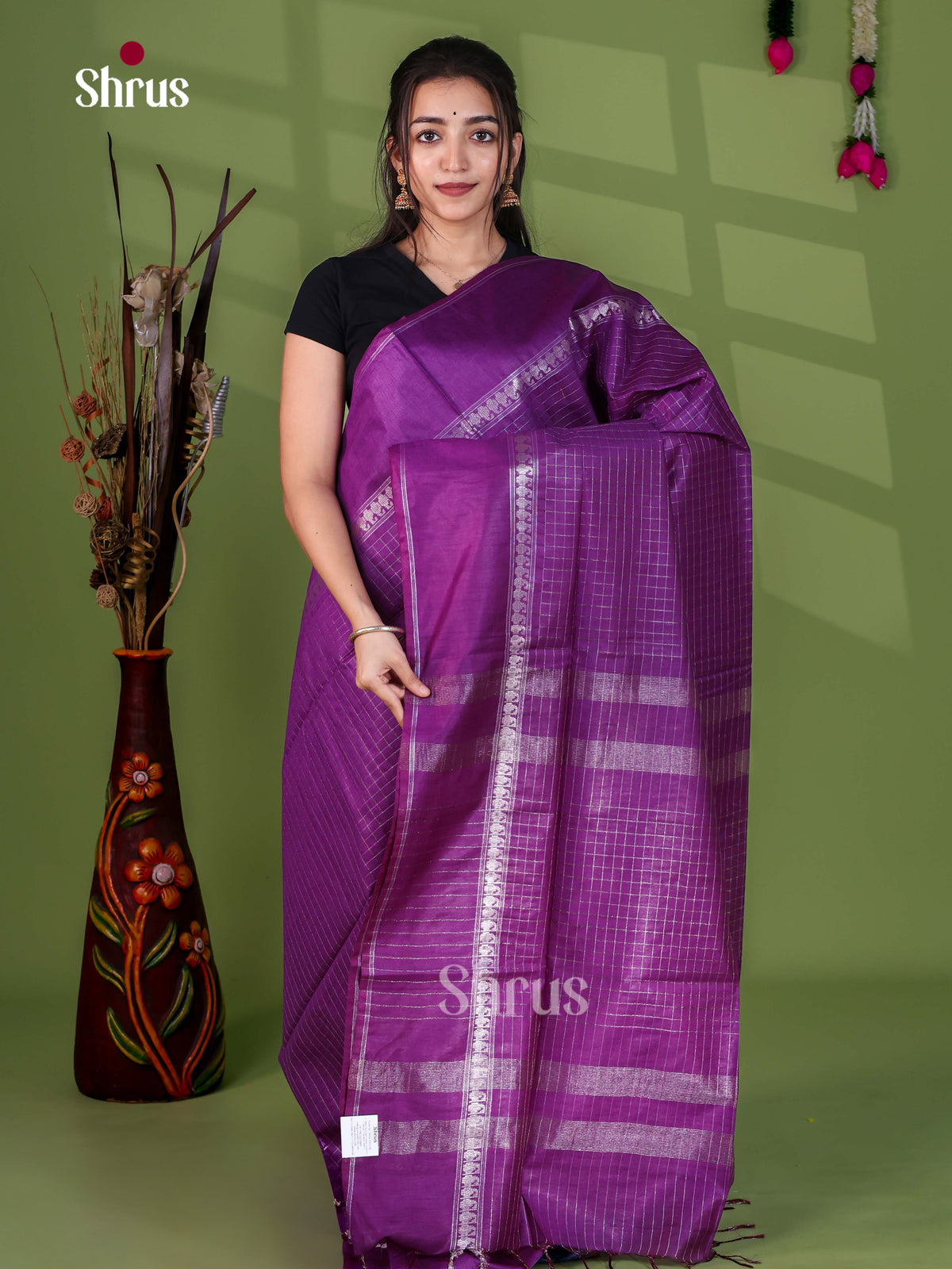 Zari Semi Tussar Saree - EJ13532