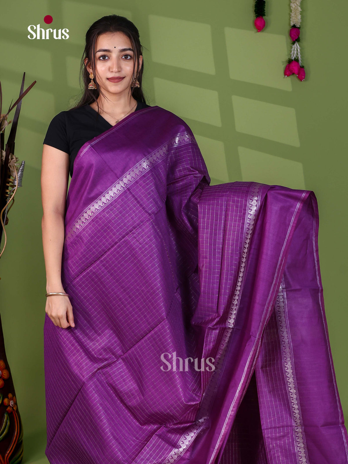Zari Semi Tussar Saree - EJ13532