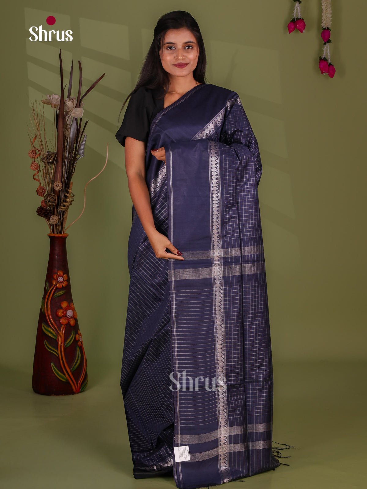 Zari Semi Tussar Saree - EJ13535