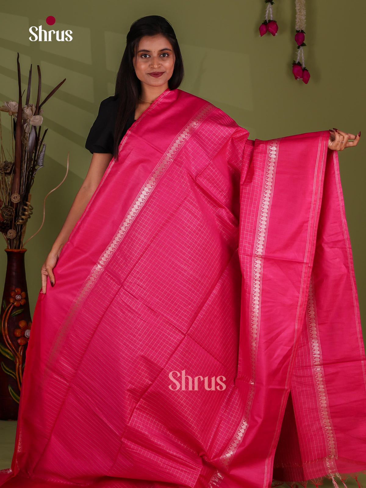 Zari Semi Tussar Saree - EJ13536