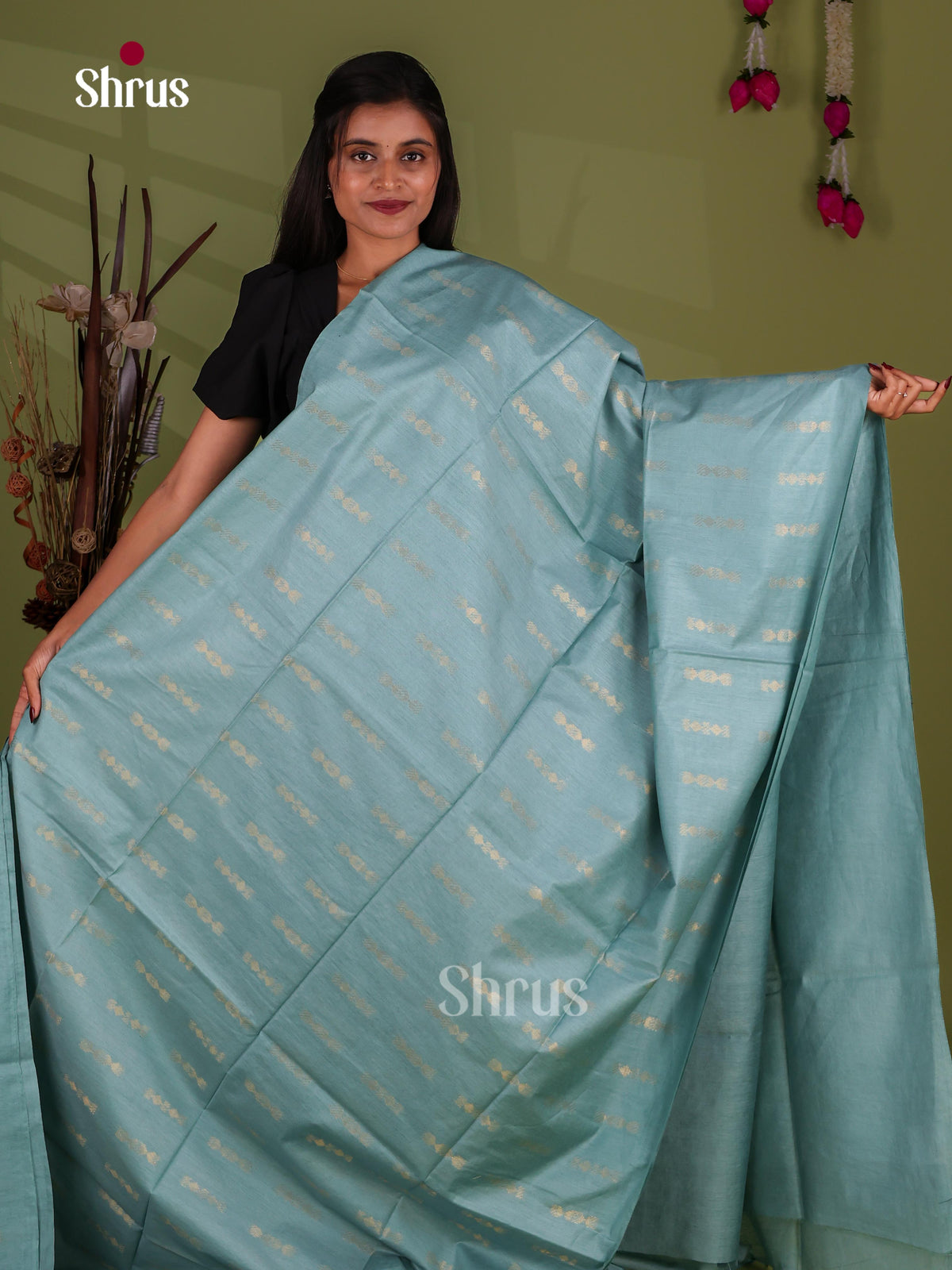 Zari Semi Tussar Saree - EJ13551