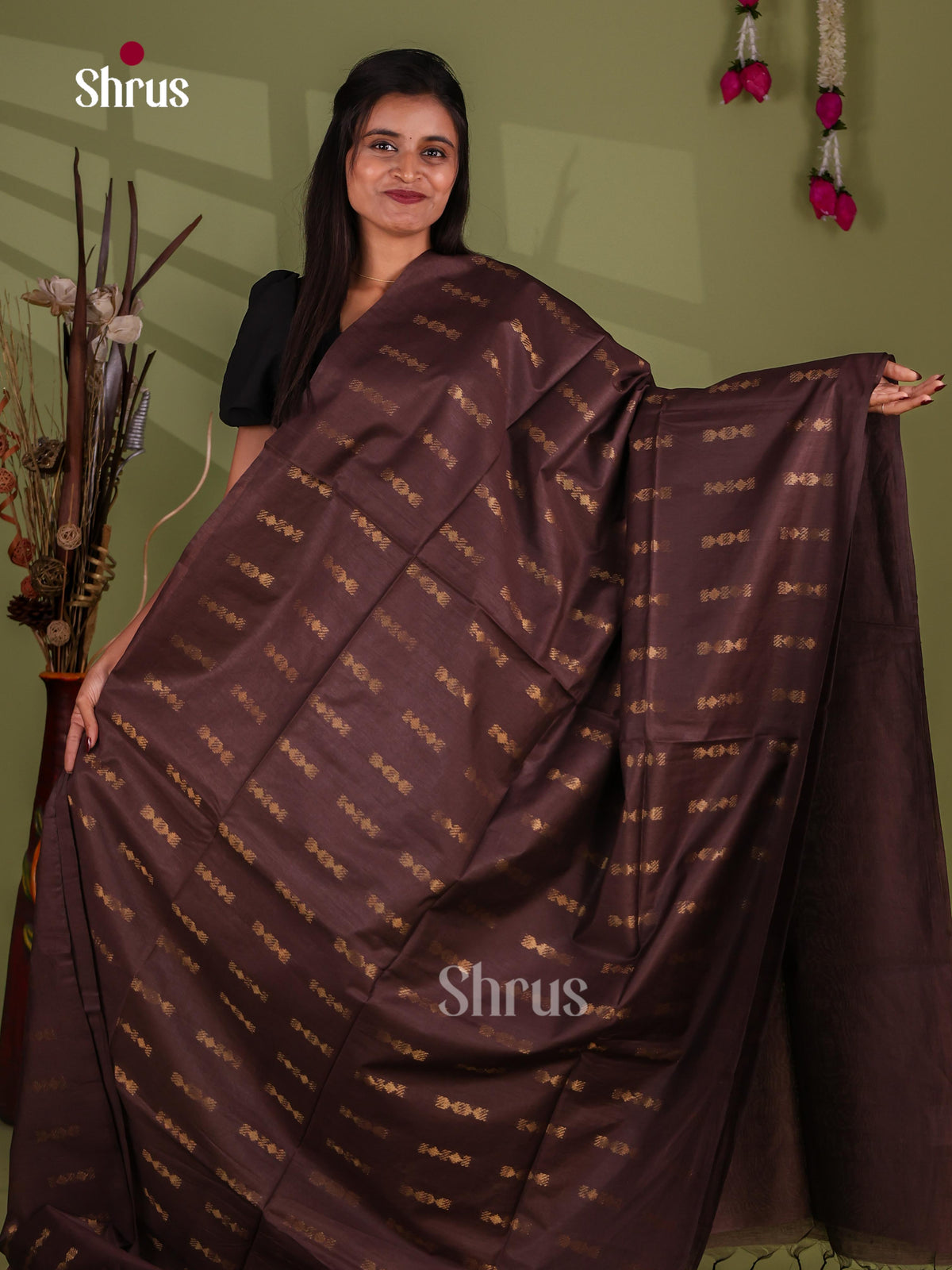Zari Semi Tussar Saree - EJ13554