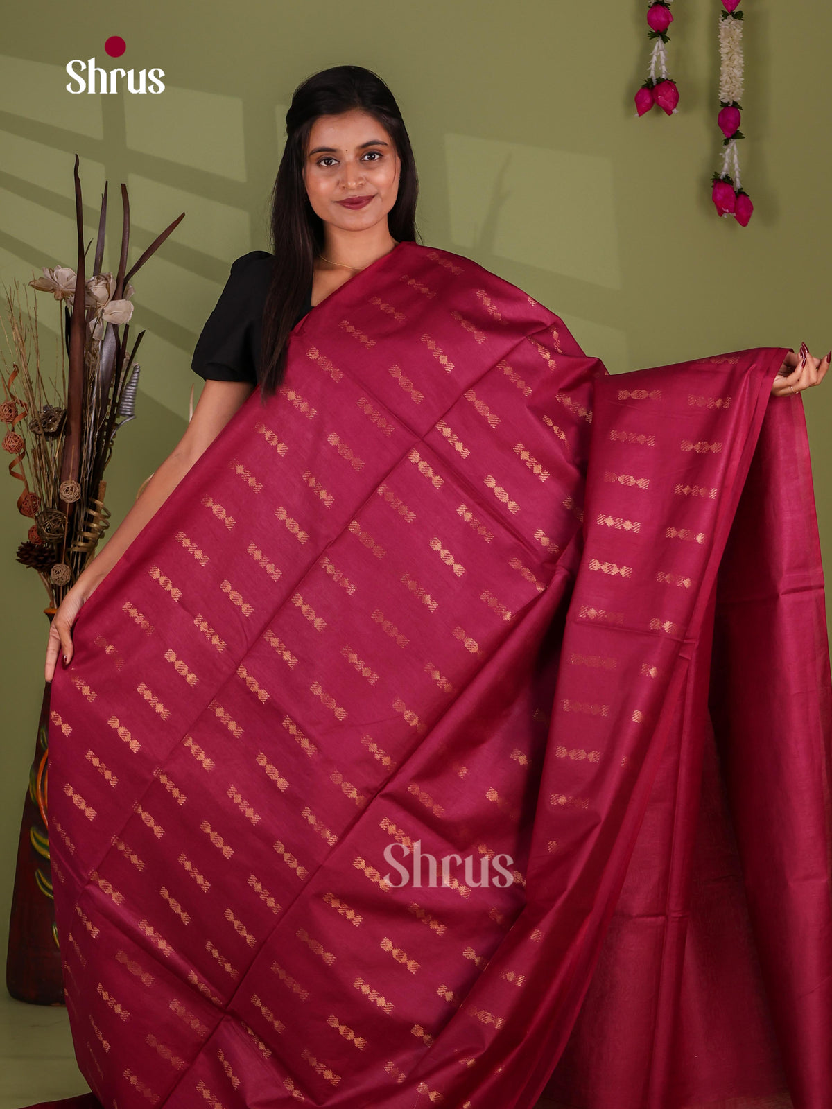 Zari Semi Tussar Saree - EJ13556