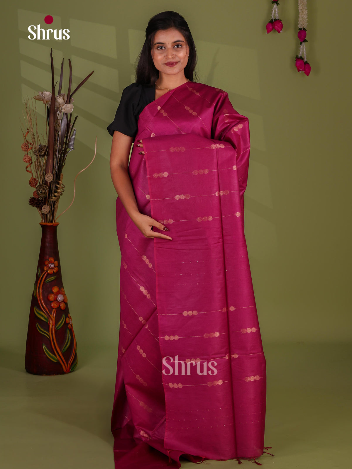 Zari Semi Tussar Saree - EJ13560