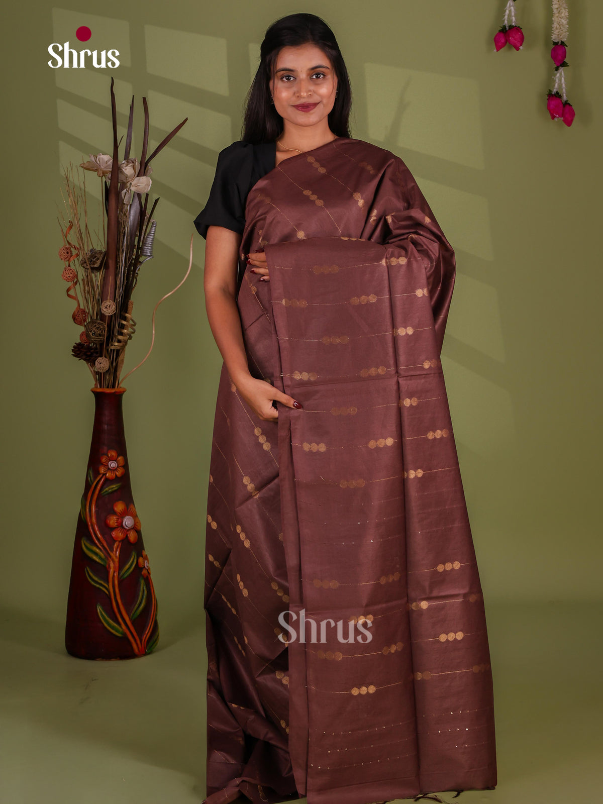 Zari Semi Tussar Saree - EJ13561