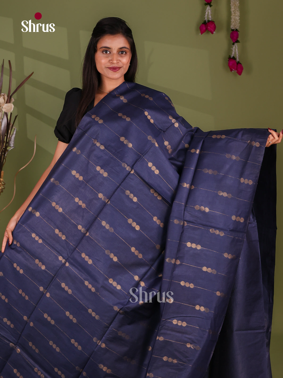 Zari Semi Tussar Saree - EJ13562