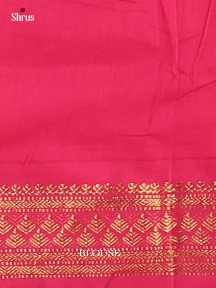 Orange & Pink- Kalyani Cotton Saree