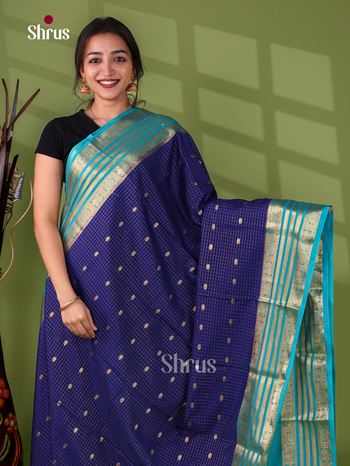 Semi Mysoresilk Saree - EJ14120