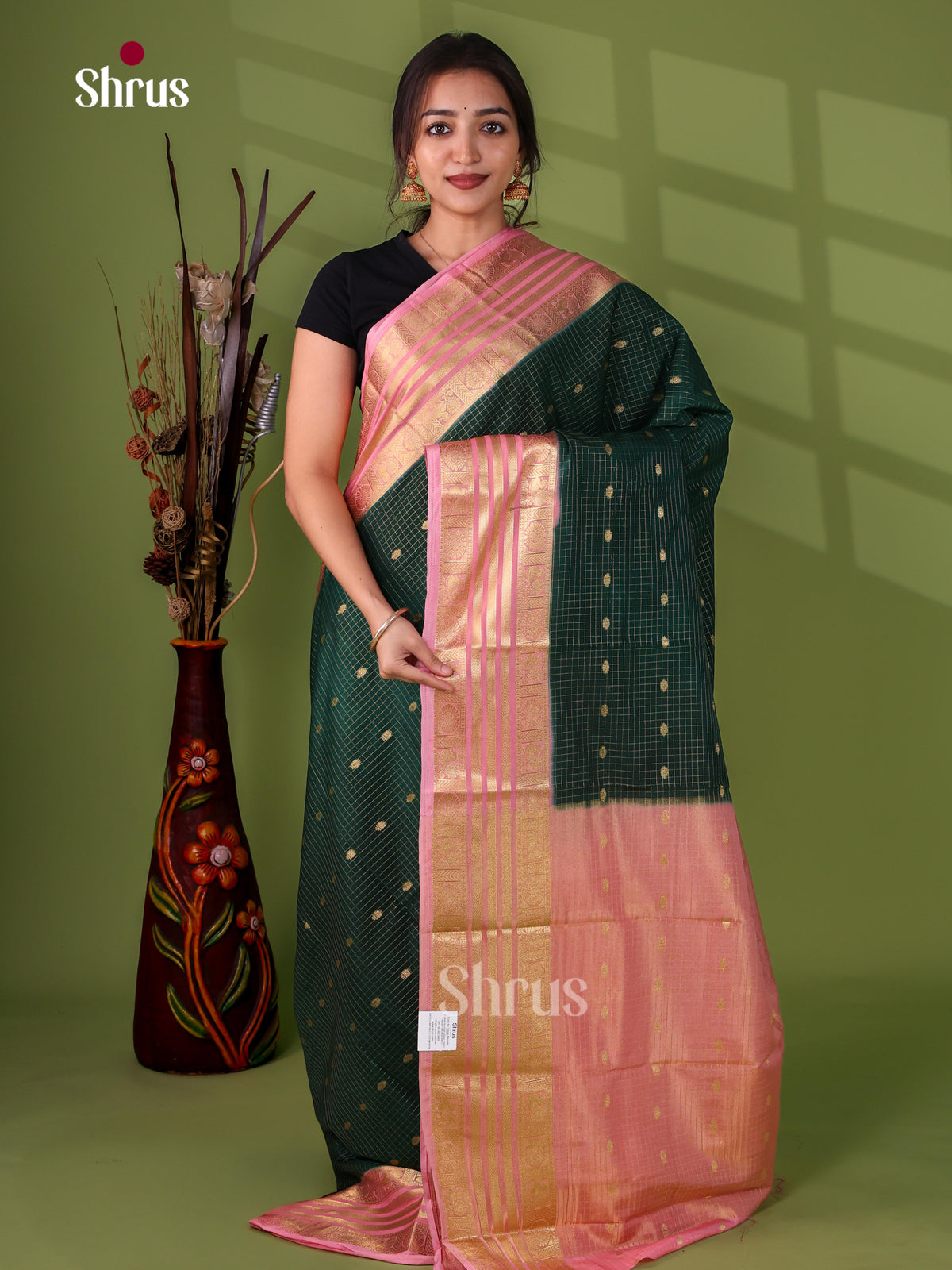 Semi Mysoresilk Saree - EJ14130