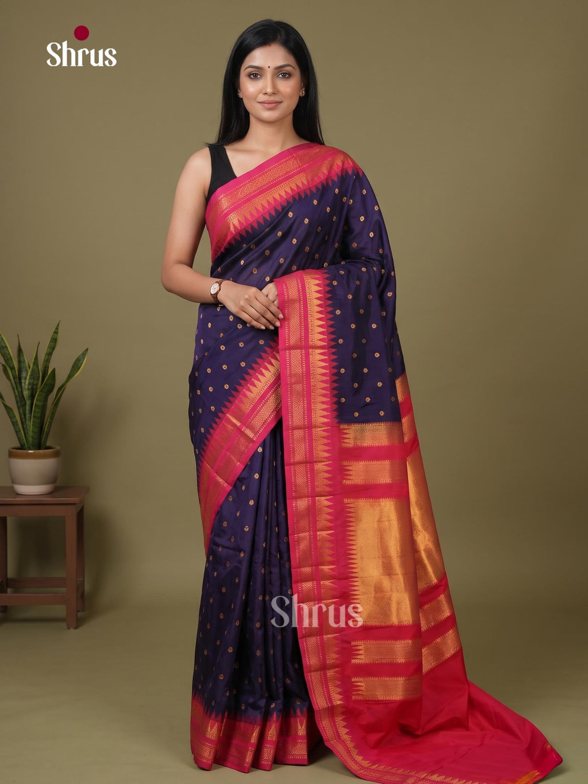 Semi Paithani Saree - EJ14133
