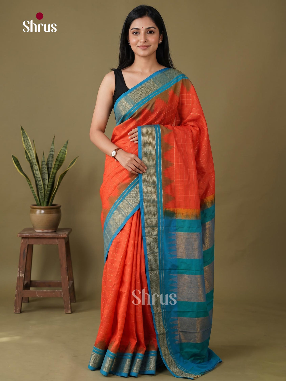 Semi Paithani Saree - EJ14163