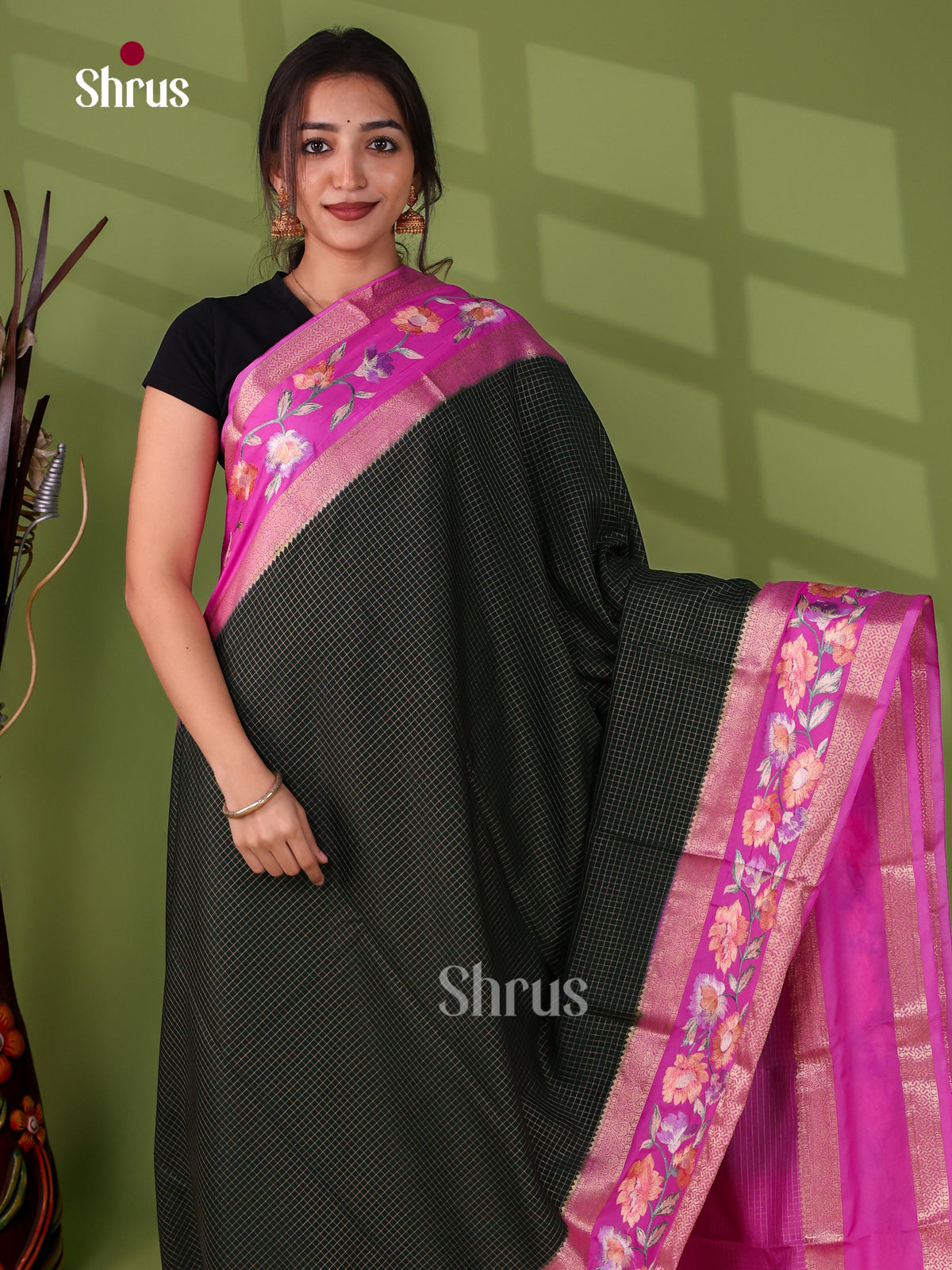 Semi Mysoresilk Saree - EJ14198